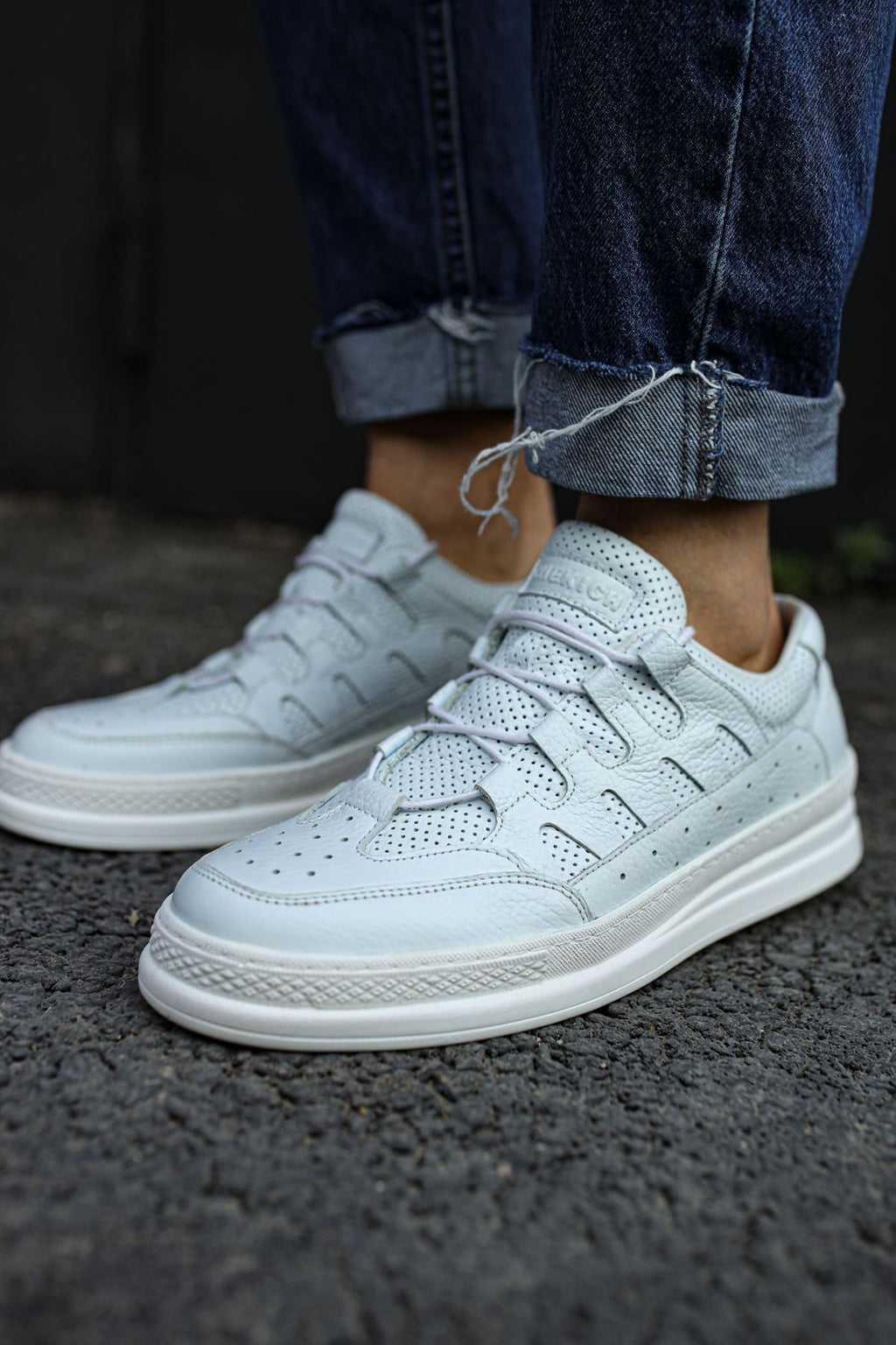 CH040 DBT C-Rey Deri Herren Sneaker Weiß