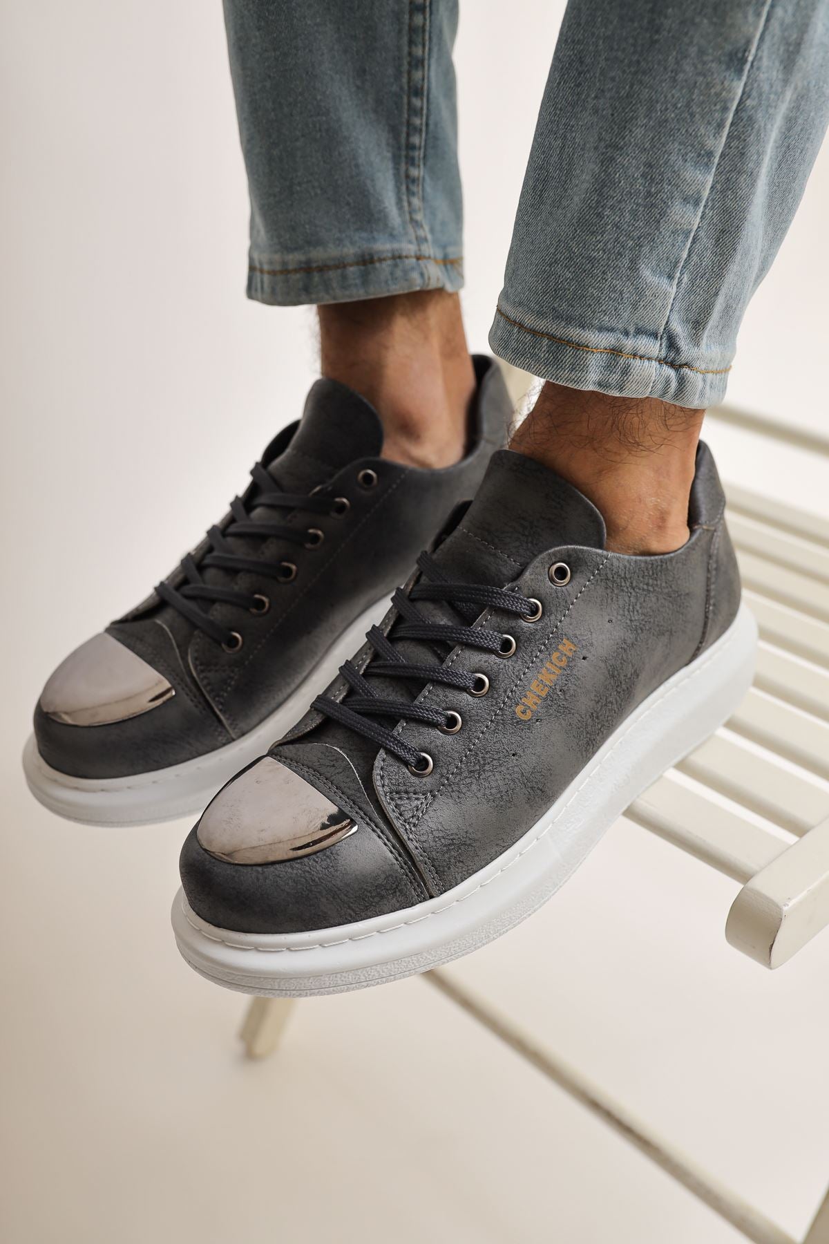 CH175 CBT Mirror Men Sneaker Grey – chekich.com