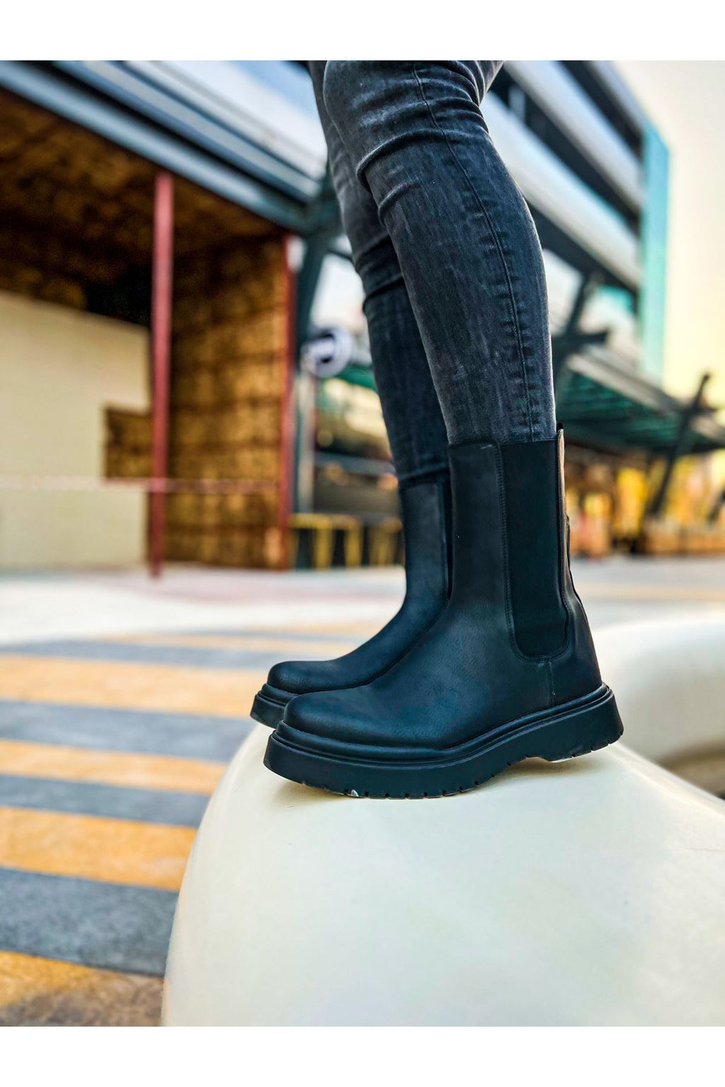 CH223 CST Alaska Herrenstiefel Schwarz