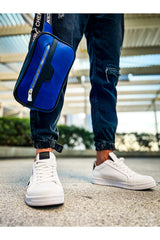 CH101 - Poani Tablet Erkek Çanta Black/Blue