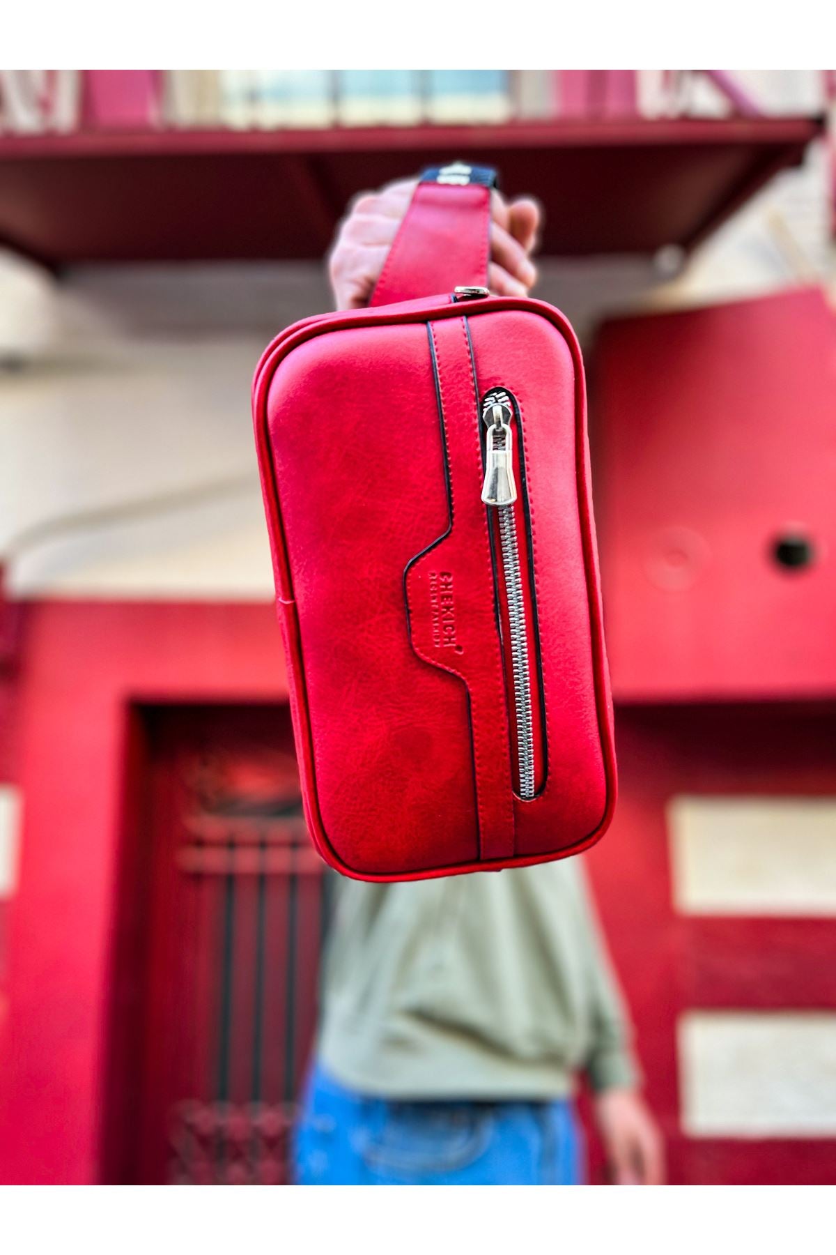 CH101 Poani Tablet Erkek Çanta Red
