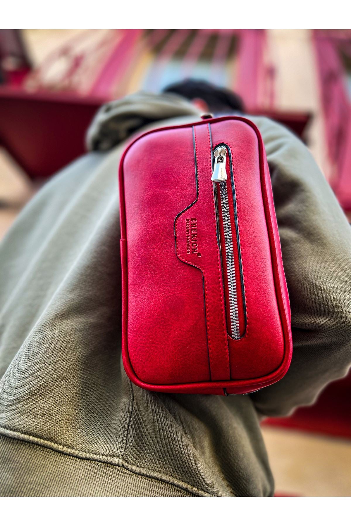 CH101 Poani Tablet Erkek Çanta Red