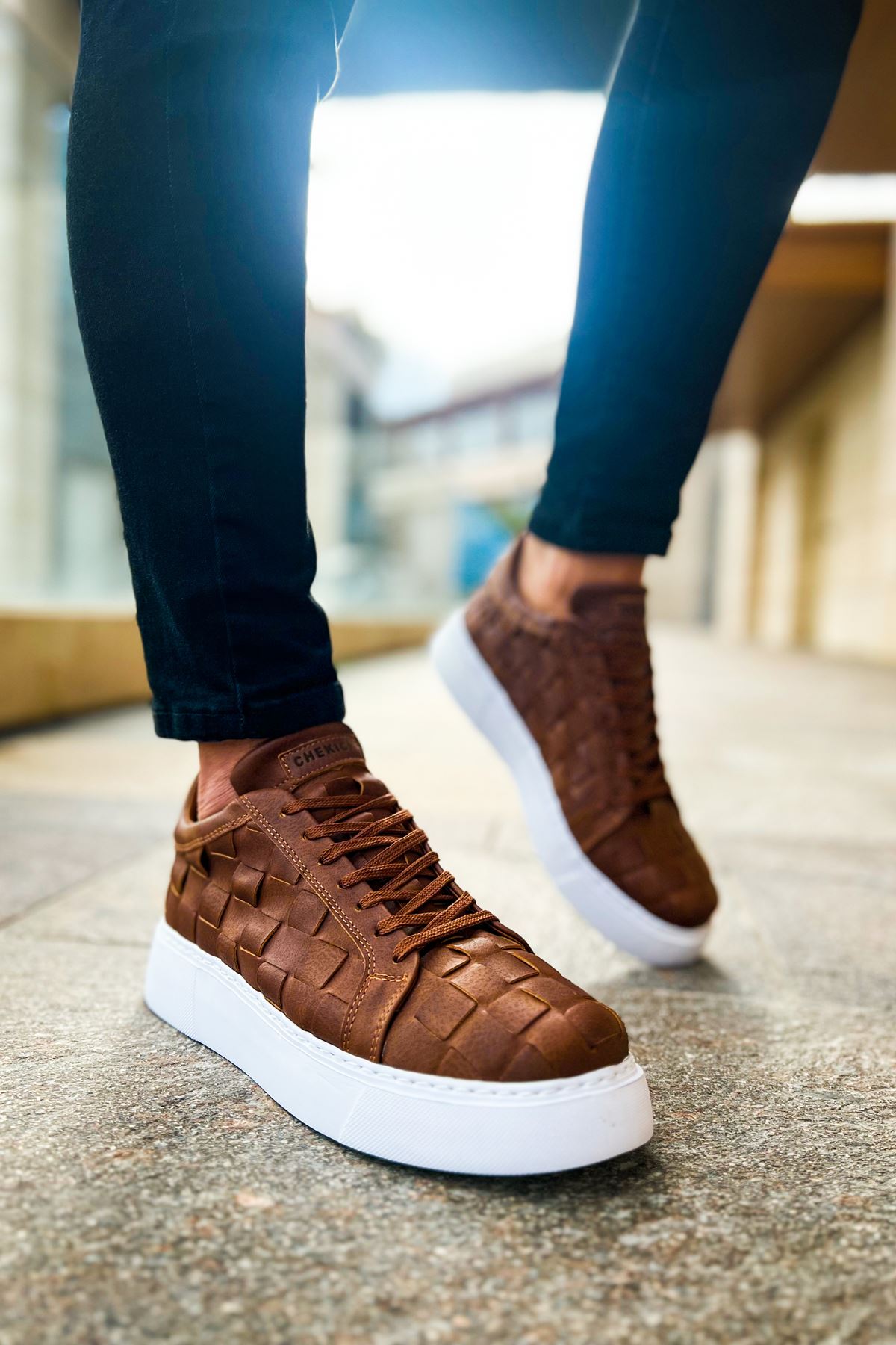 CH209 OBT Vimini Herren Sneaker Hellbraun