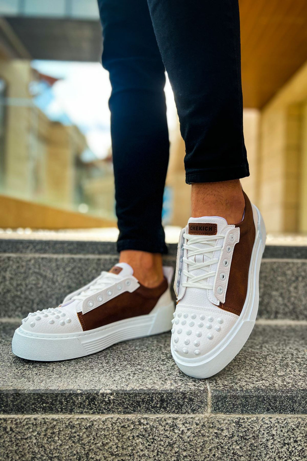 CH169 - CBT Thorn Men Sneaker White/Tan