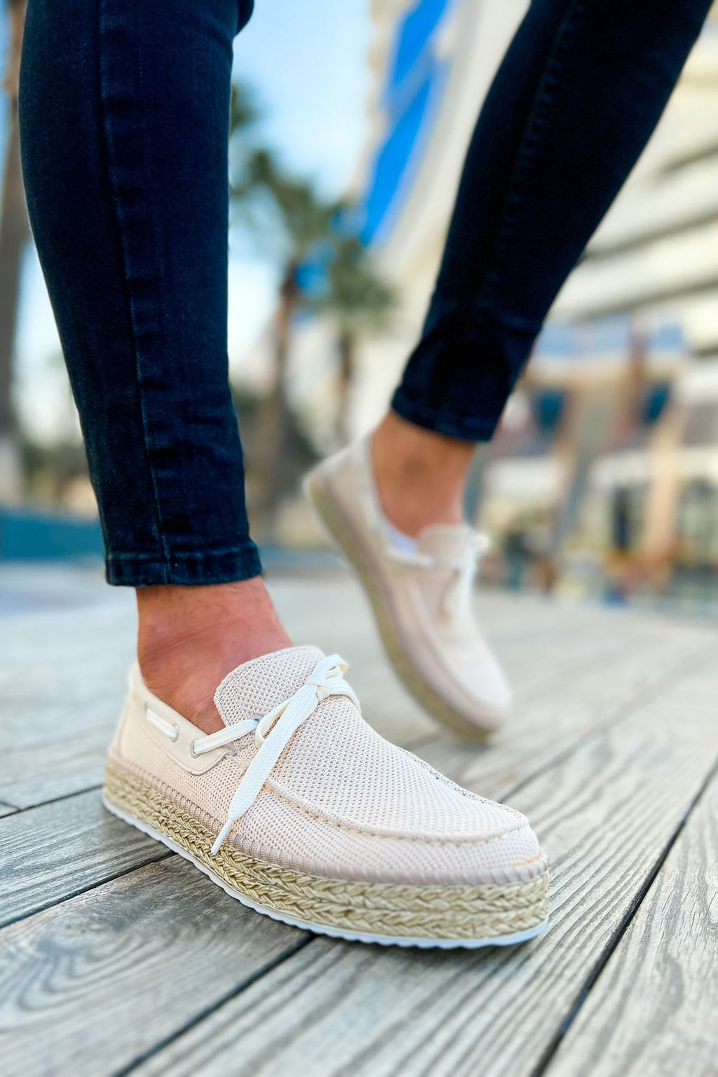 CH311 Espadril Herren Sneaker BEJ