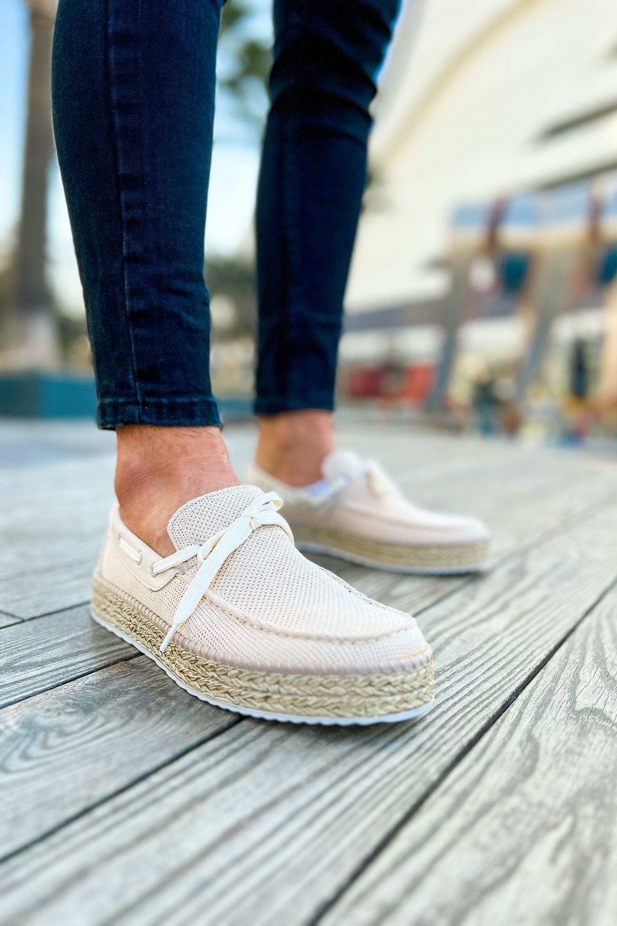 CH311 Espadril Men Sneaker BEJ