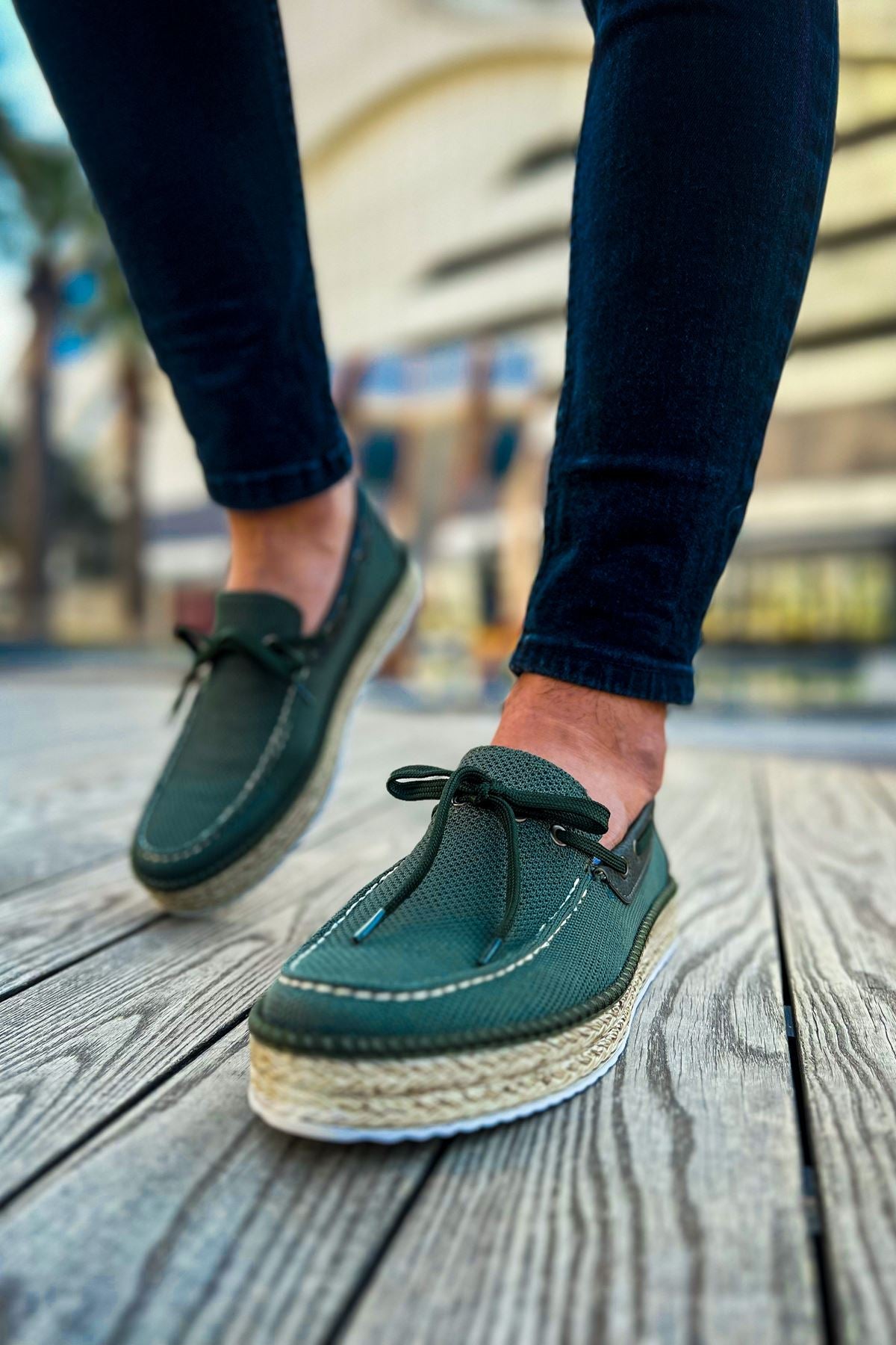 CH311 Espadril Herren Sneaker Khaki