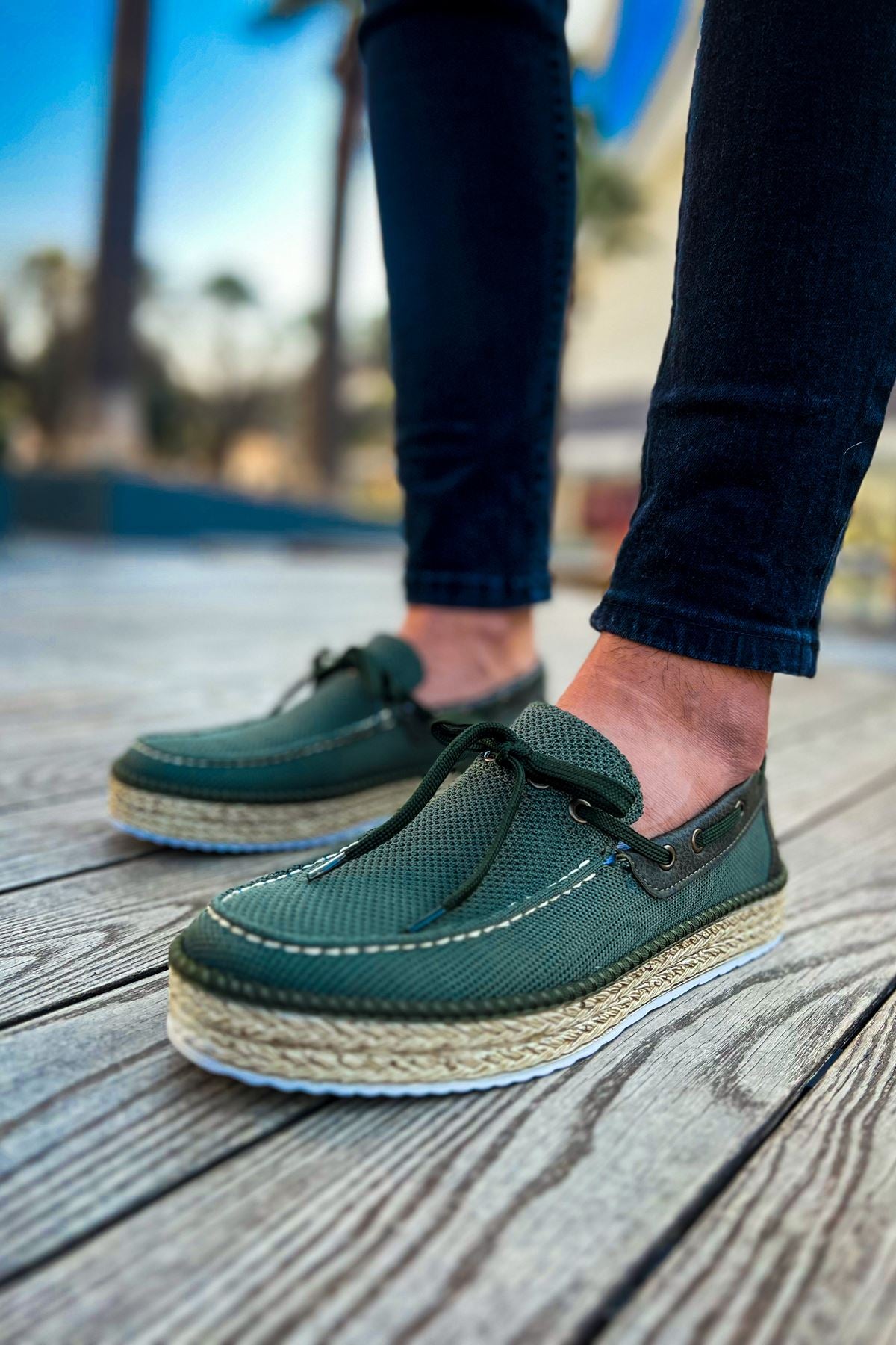 CH311 Espadril Herren Sneaker Khaki