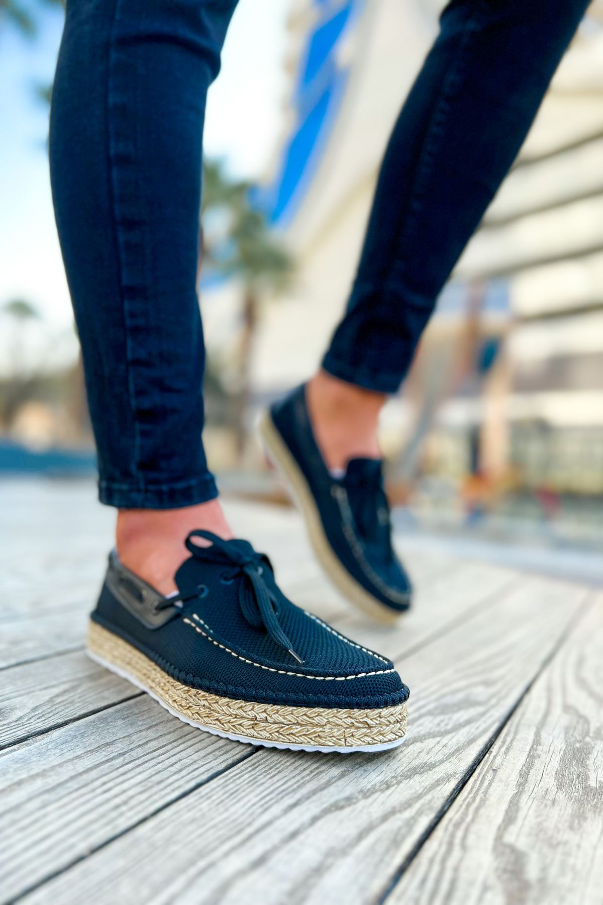 CH311 - Espadril Men's Sneakers Black