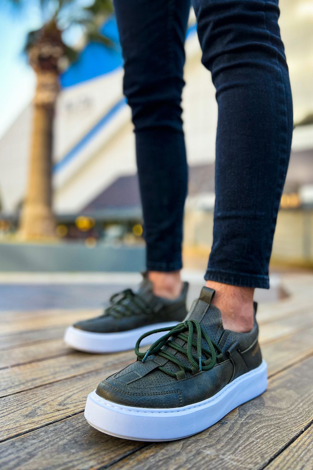 CH159 CBT Saturn Herren Sneaker Khaki
