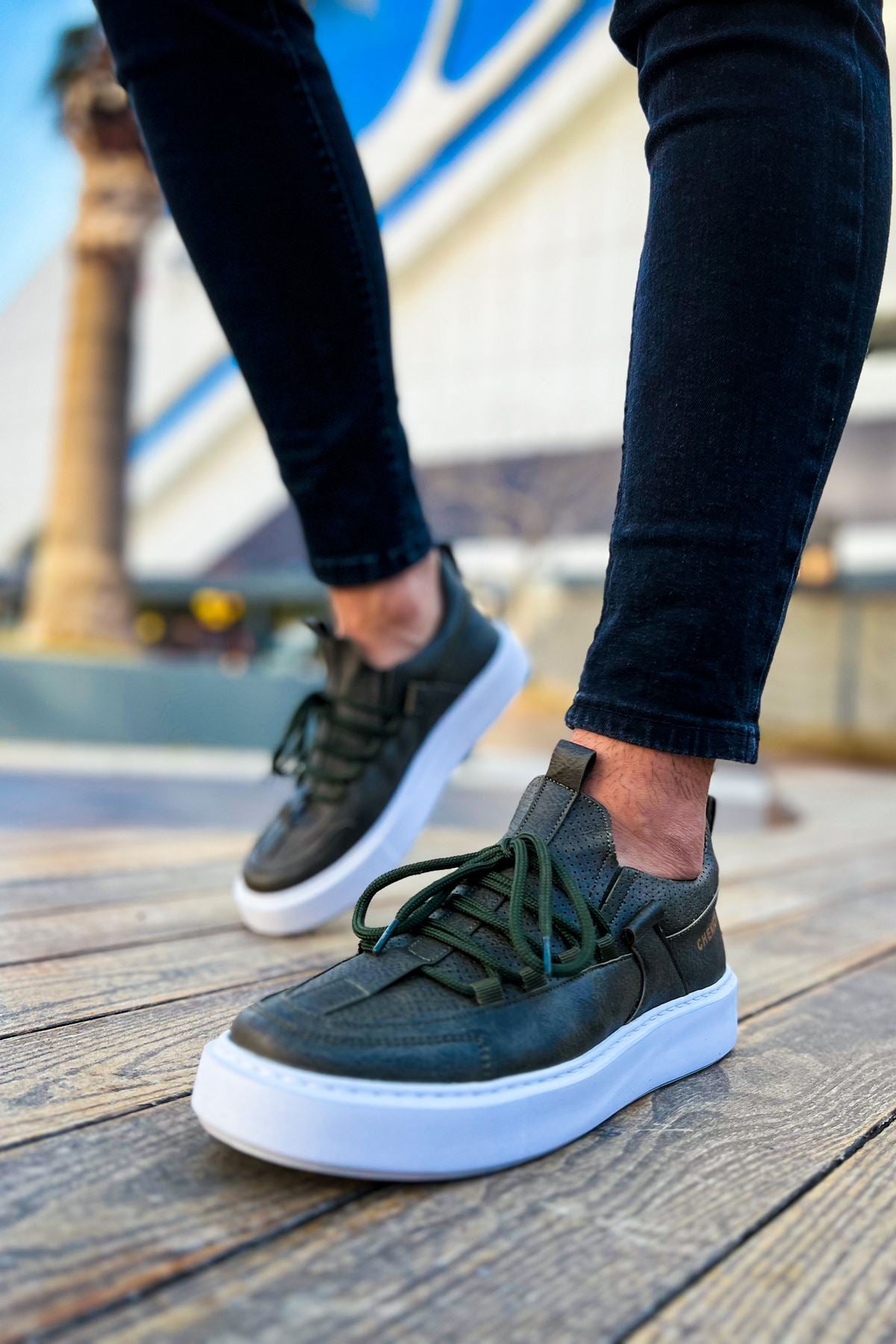 CH159 CBT Saturn Herren Sneaker Khaki