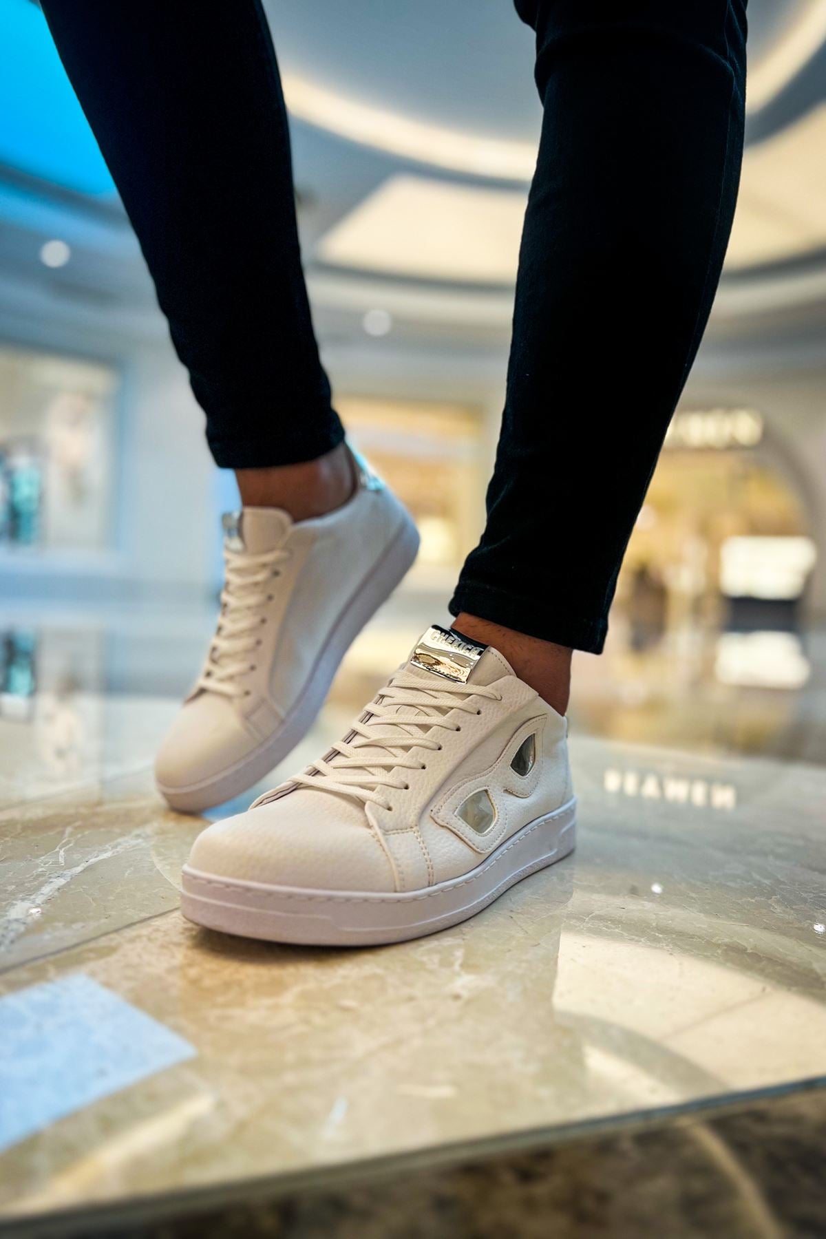 CH151 GBT Glasses Men Sneaker White/GUMUS