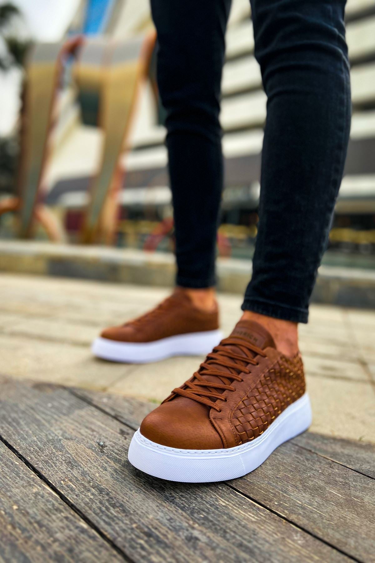 CH203 OBT Maglieria Men Sneaker Tan