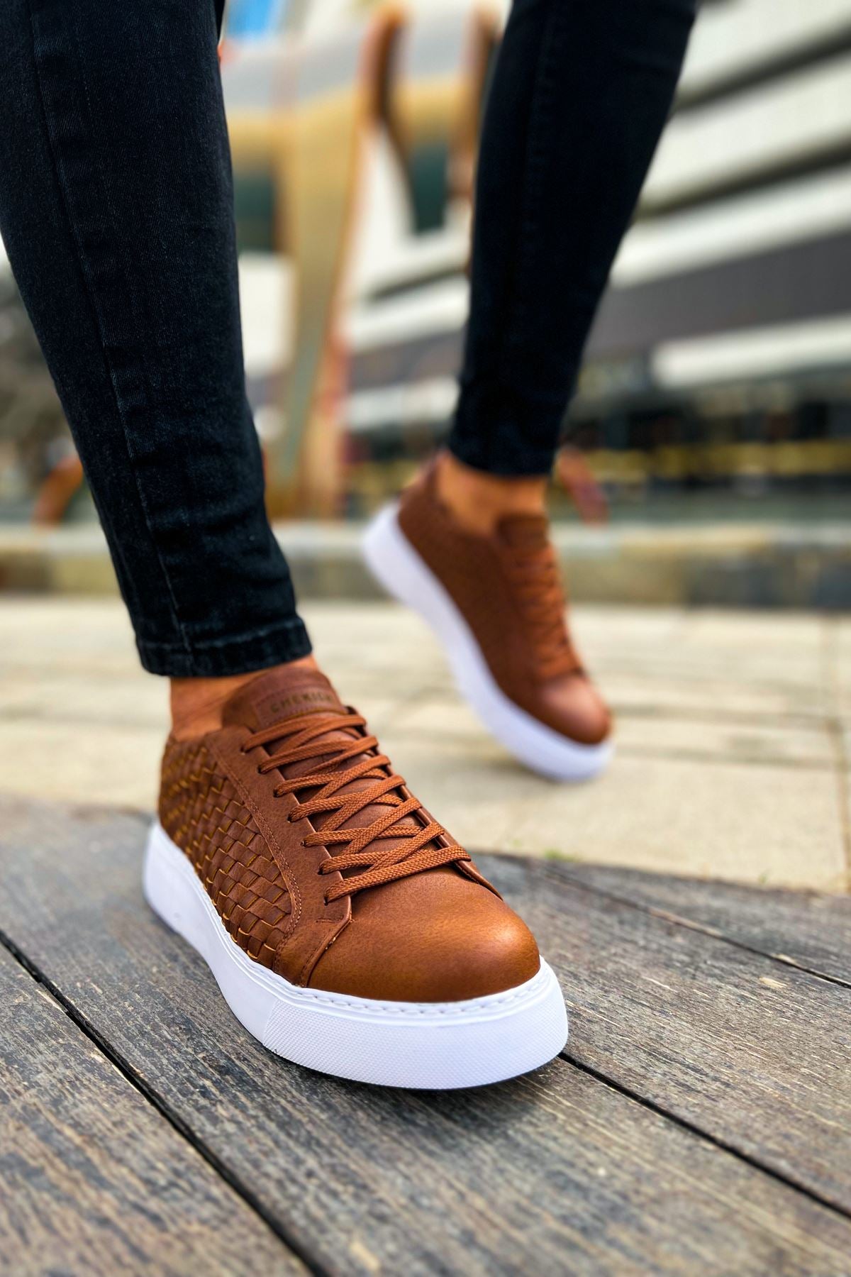 CH203 OBT Maglieria Men Sneaker Tan