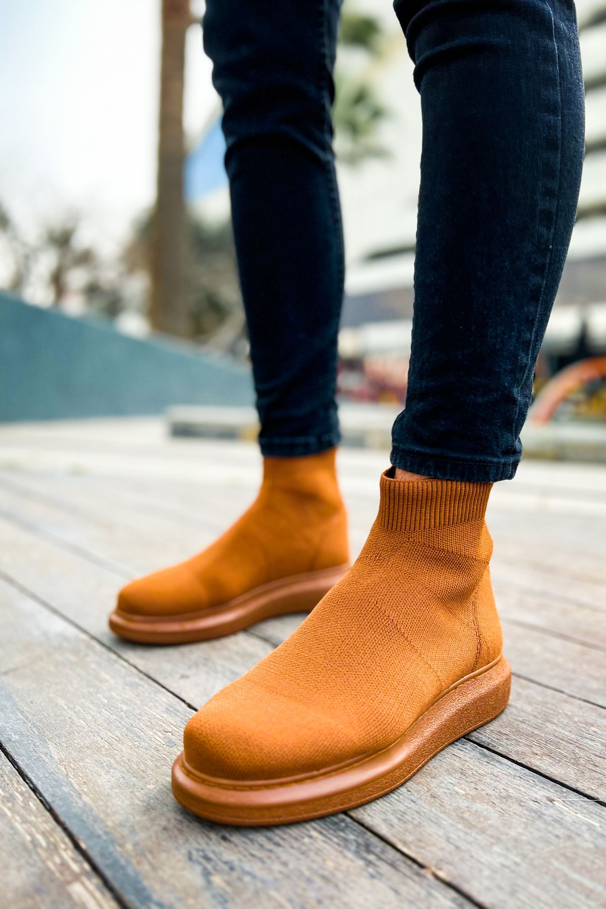 CH207 - TRT Maglieria-T Men's Sneakers Tan