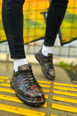 CH254 - CST Pittura Men's Sneakers 498 Yellow / Blue / Red SPLUSH