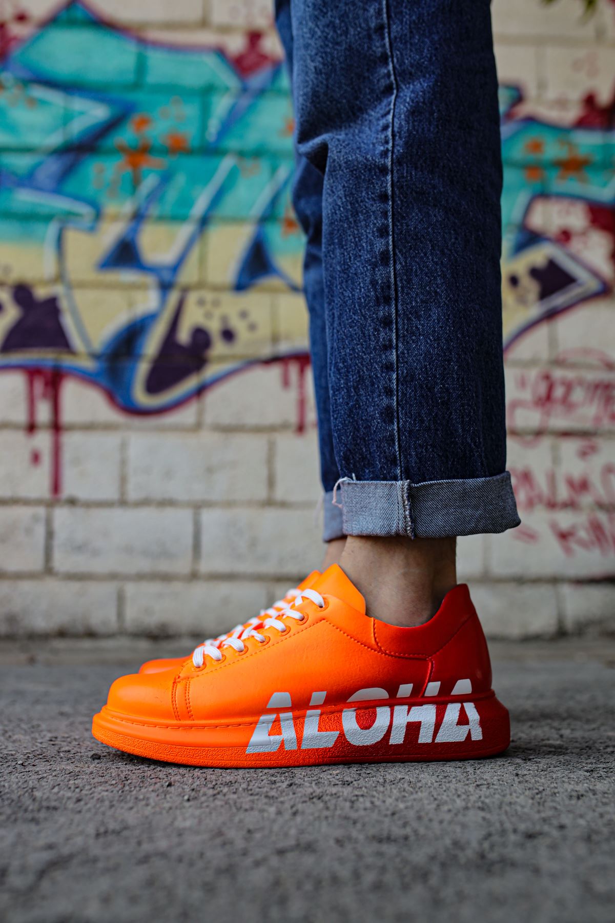 CH254 CBT Pittura Herren Sneaker 404 ALH Orange