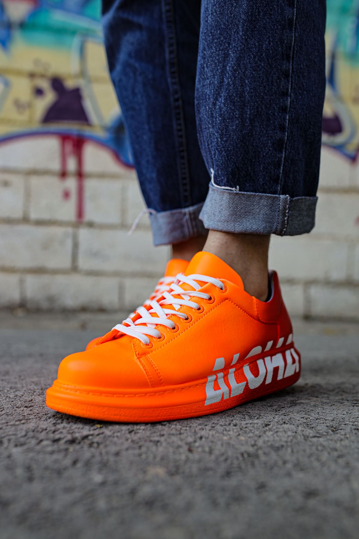 CH254 CBT Pittura Herren Sneaker 404 ALH Orange