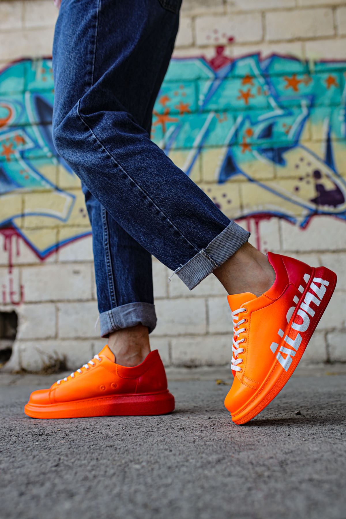 CH254 CBT Pittura Herren Sneaker 404 ALH Orange