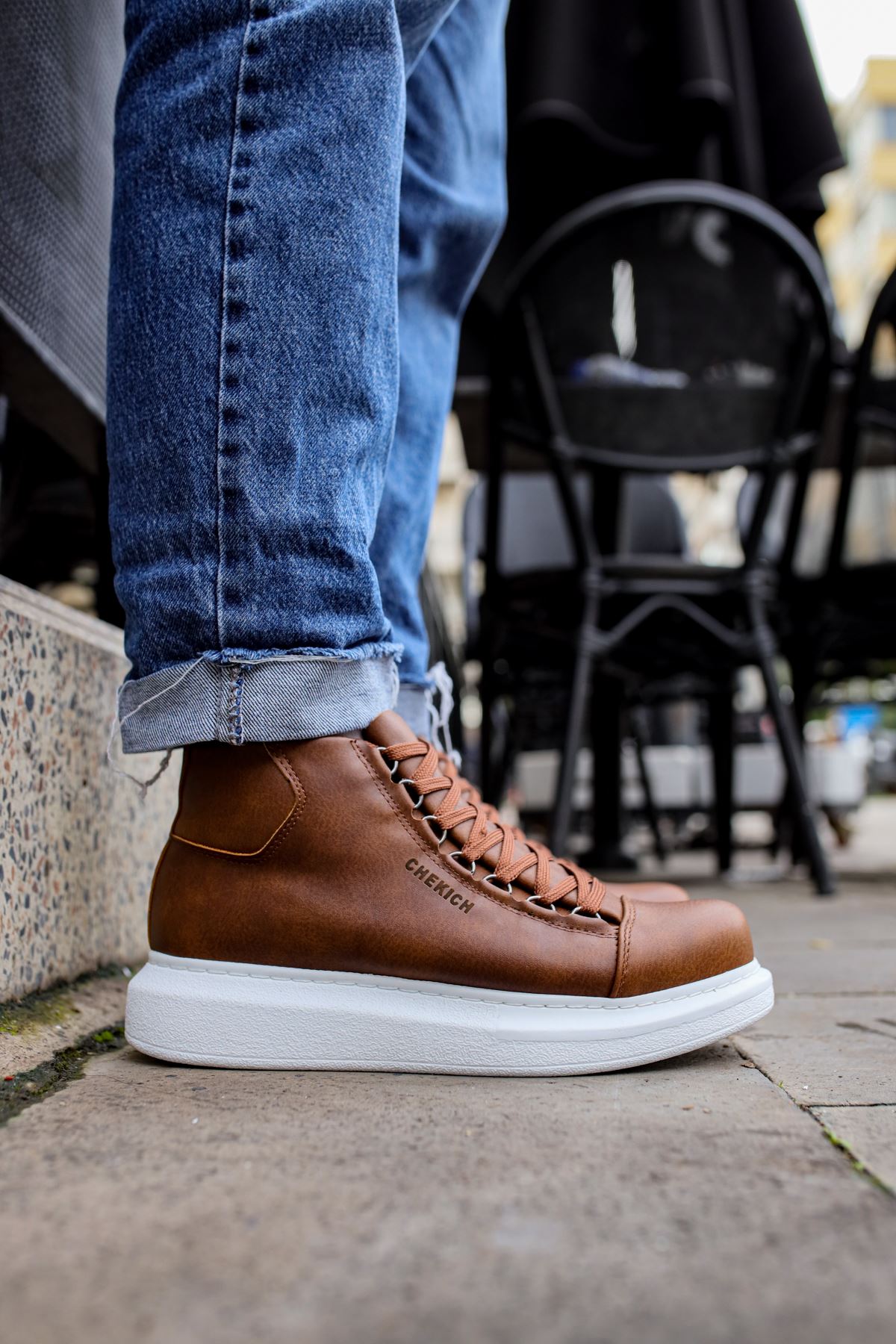 CH258 - CBT Roma Men's Boots Tan