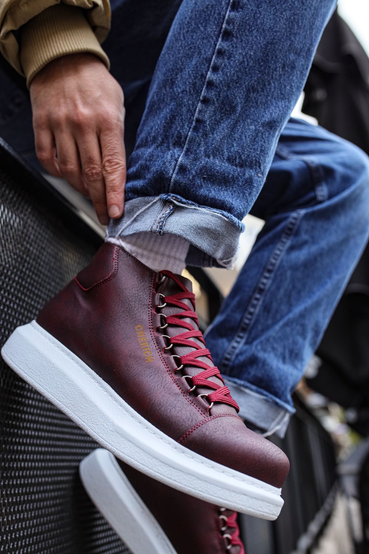 CH258 - CBT Roma Men's Boots Burgundy