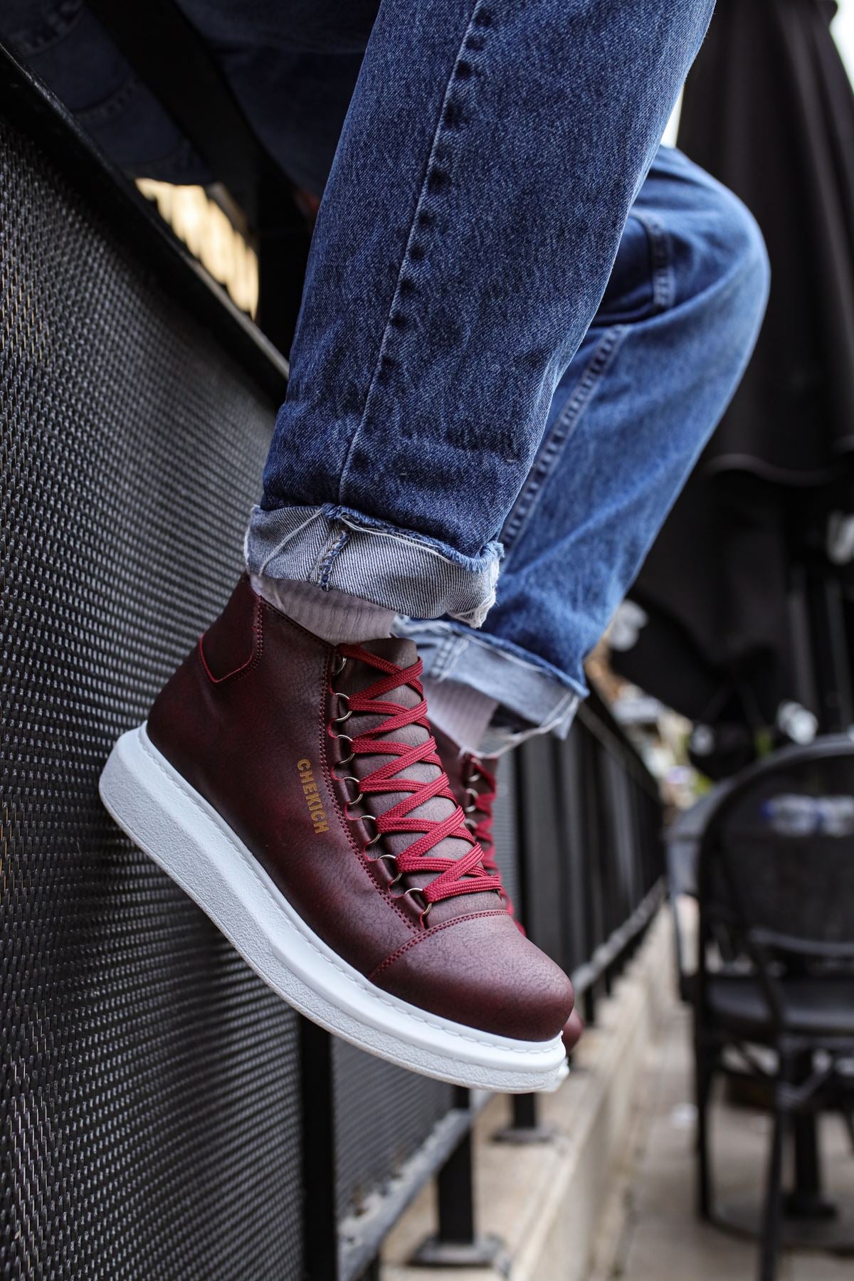 CH258 - CBT Roma Men's Boots Burgundy