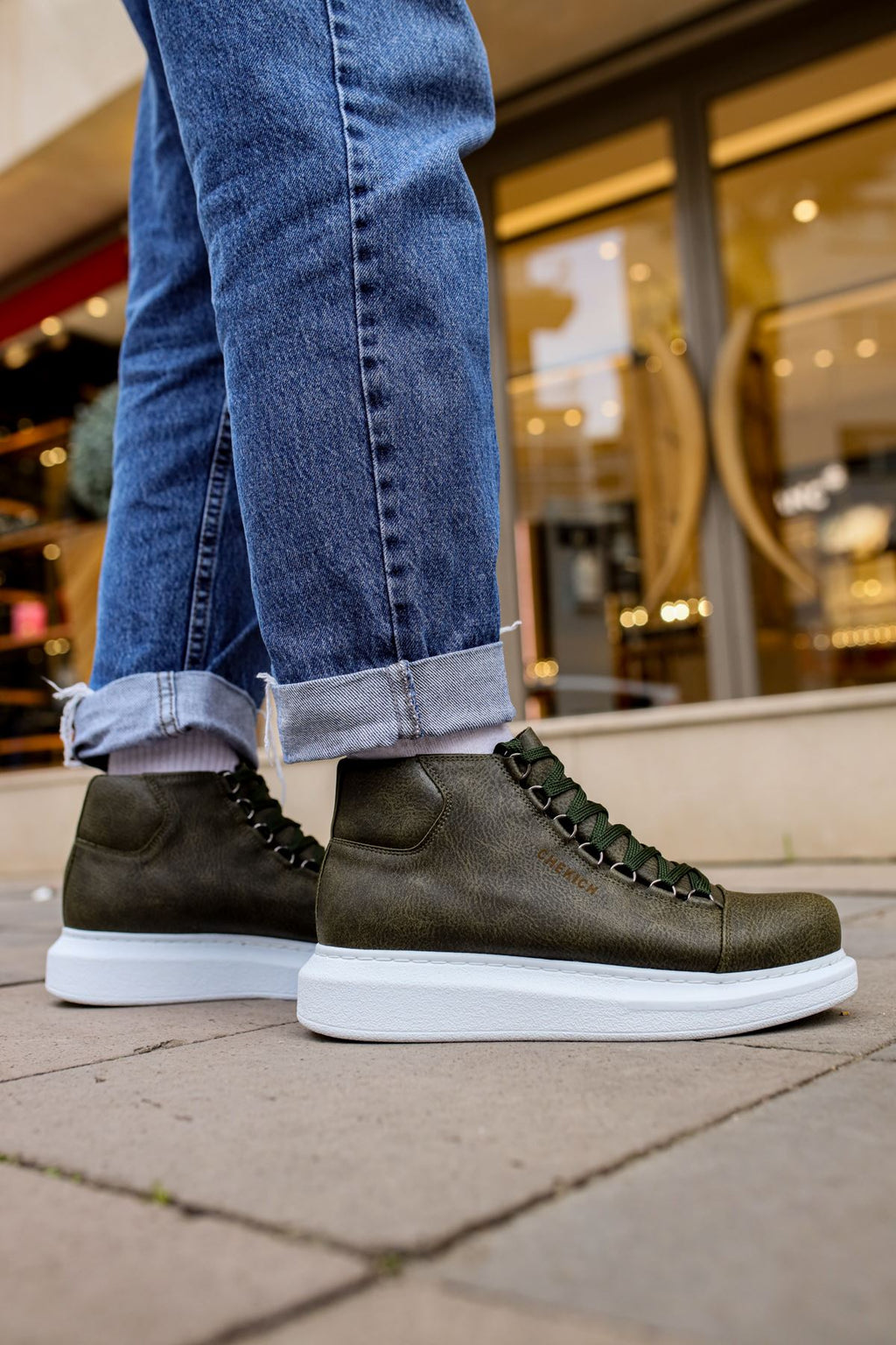 CH258 - CBT Roma Men's Boots Khaki