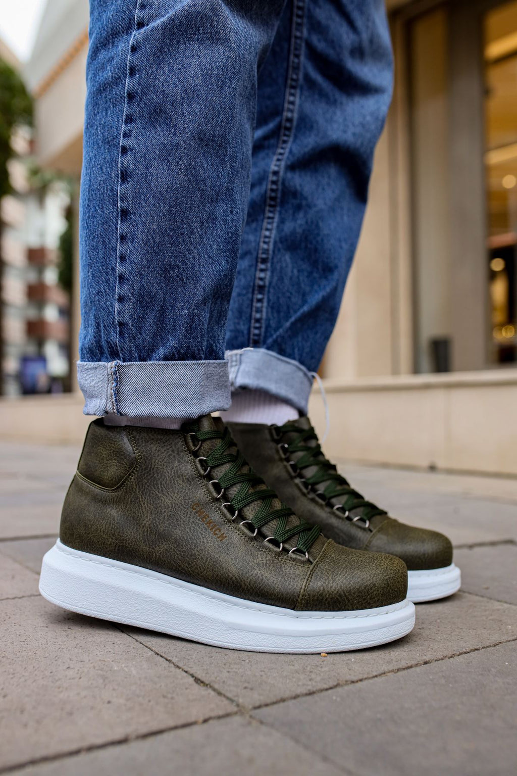 CH258 - CBT Roma Men's Boots Khaki
