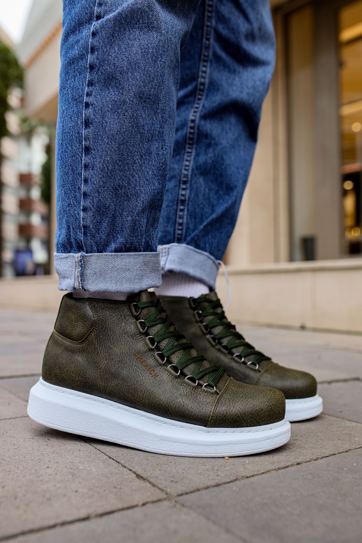 CH258 - CBT Roma Men's Boots Khaki
