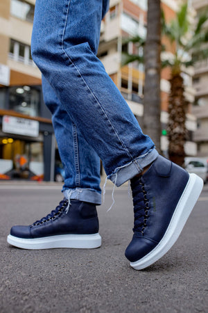 CH258 - CBT Roma Men's Boots Navy Blue