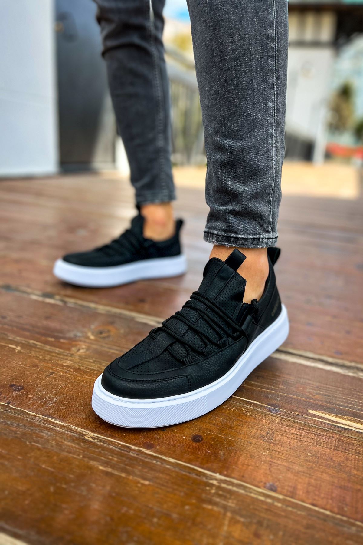 CH159 CBT Saturn Men Sneaker Black