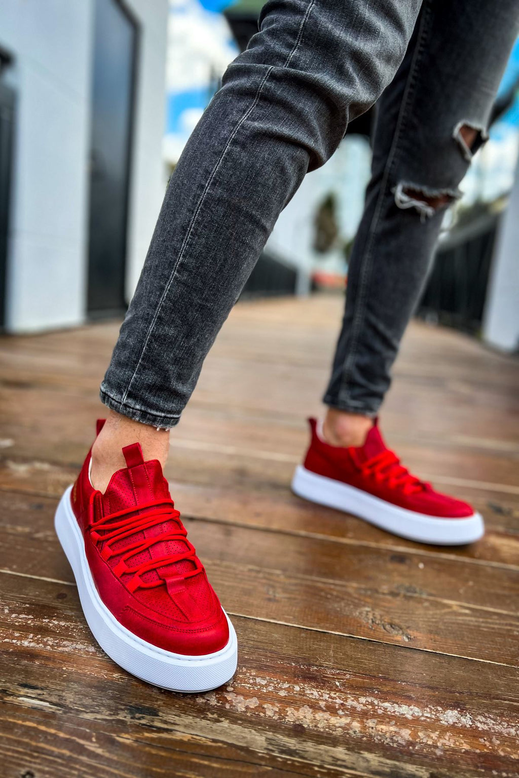 CH159 - CBT Saturn Men Sneaker Red