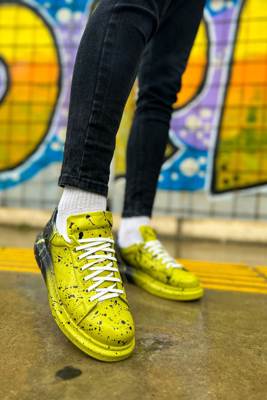 CH254 - CBT Pittura Men Sneaker 546 Green Black SPLUSH