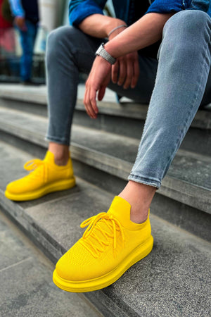 CH307 - RT Tricot Men's Sneakers Yellow