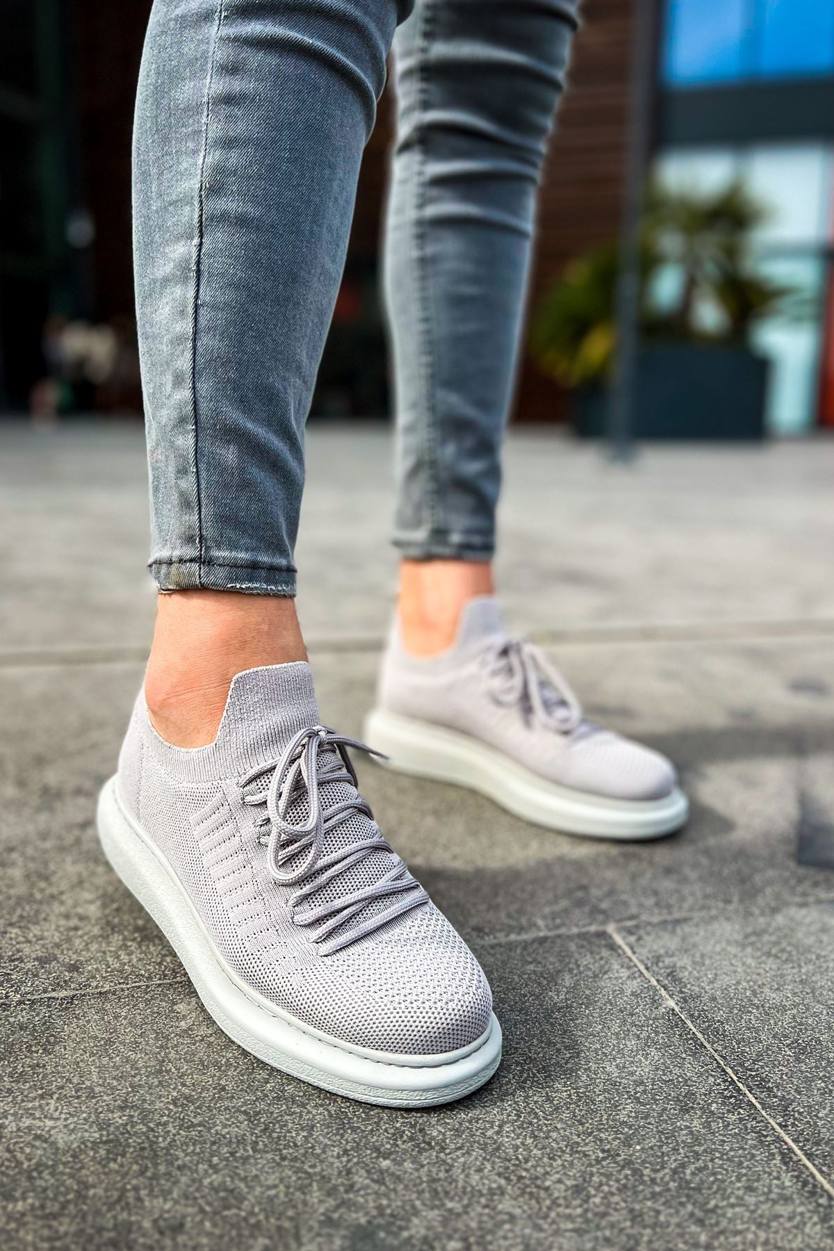 CH307 RT Tricot Herren Sneaker Grau