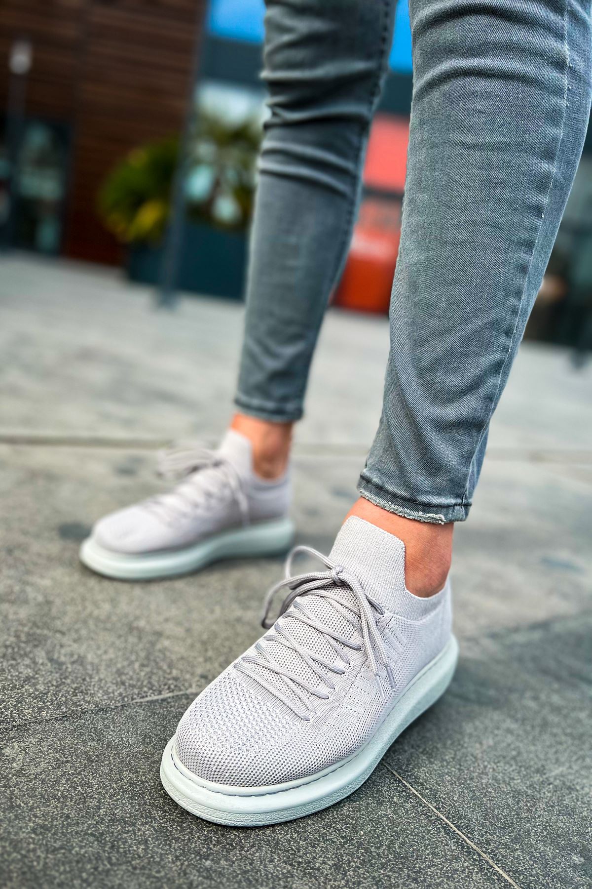 CH307 RT Tricot Herren Sneaker Grau