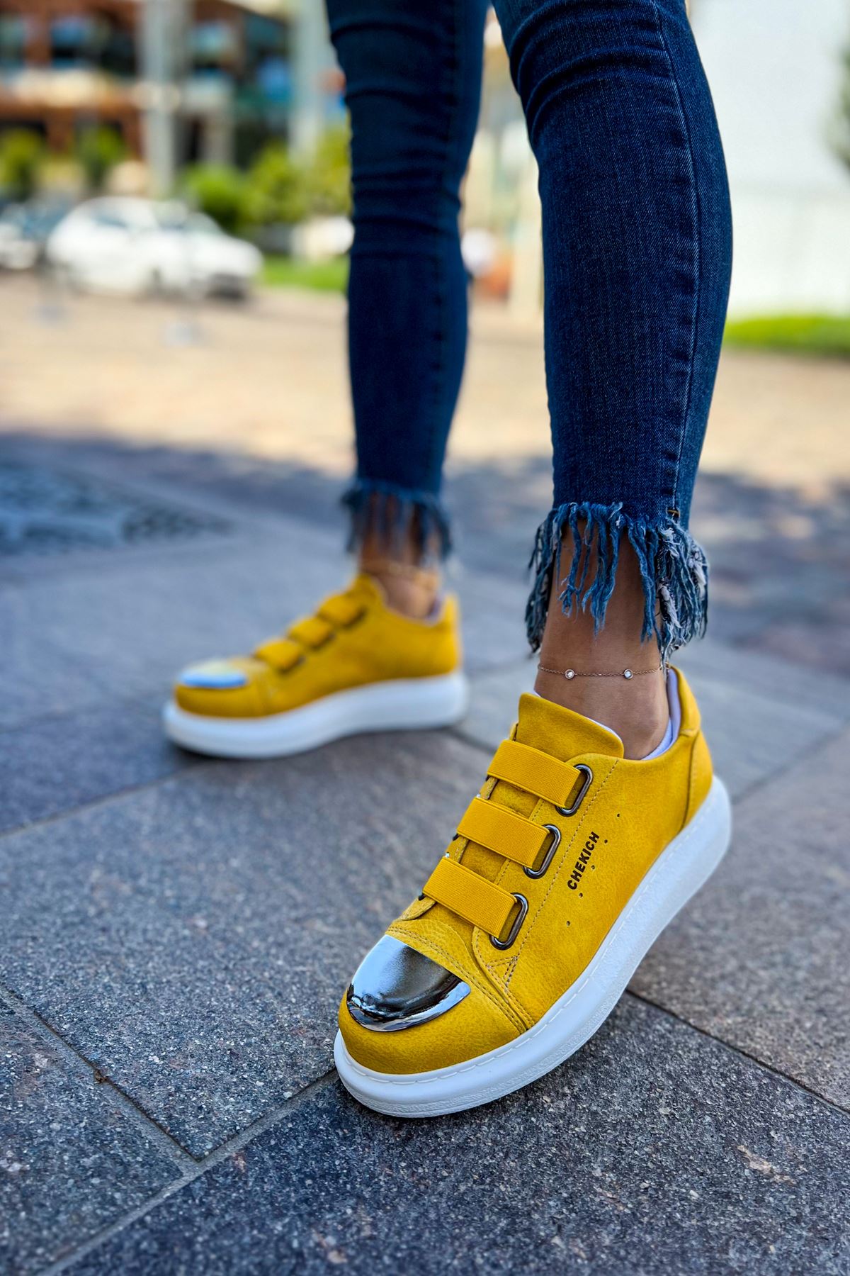 CH251 CBT Mirror Kadın Ayakkabı Yellow