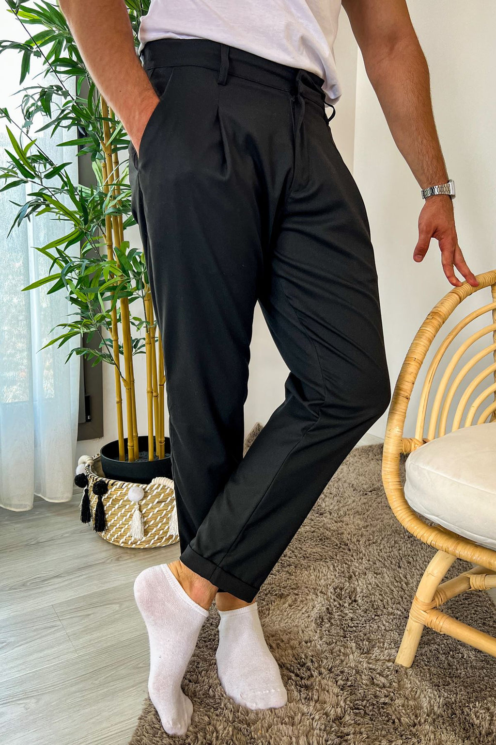 Chekcich Jogger Pantolon Schwarz