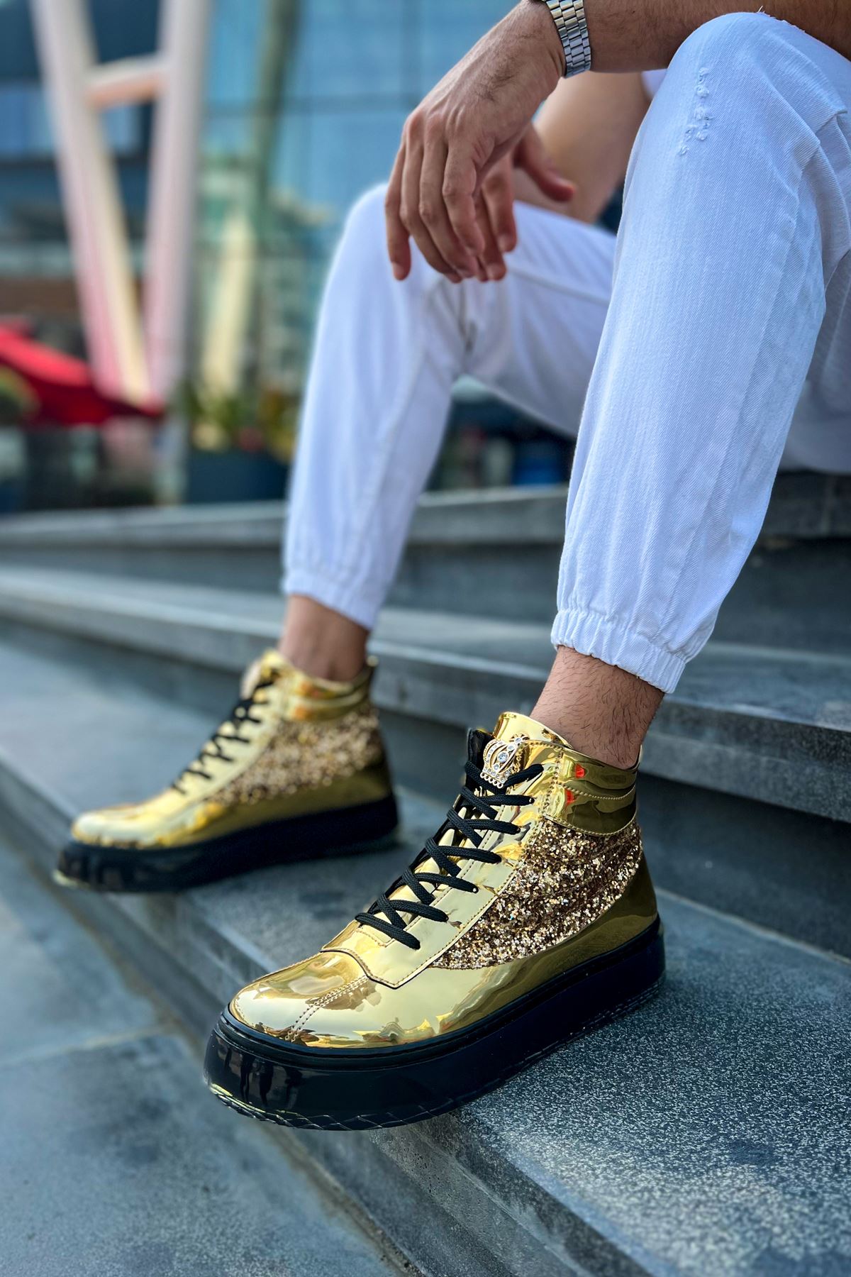CH973 Majesty ST Men's Boots Gold
