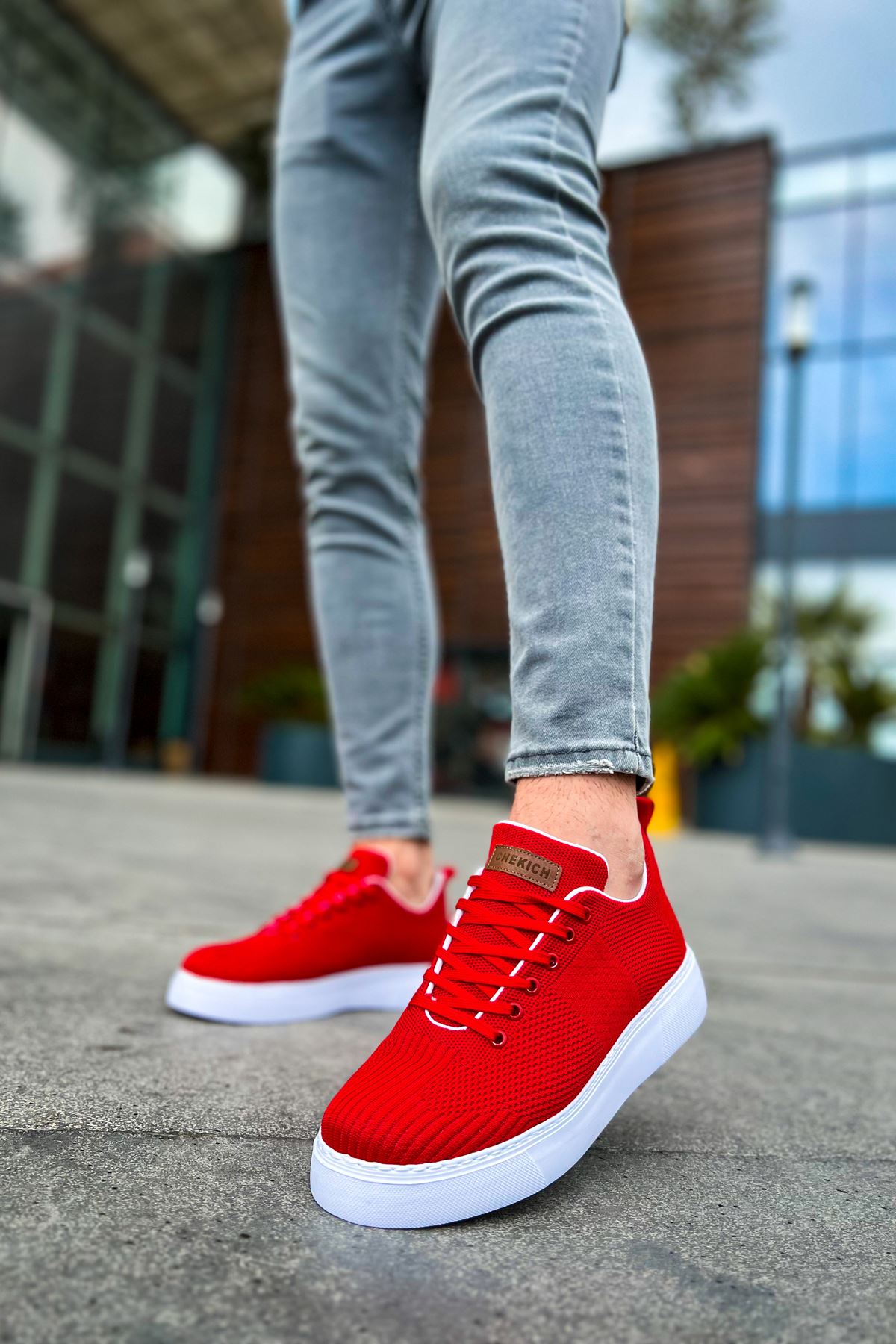 CH413 TBT Crew Herren Sneaker Rot