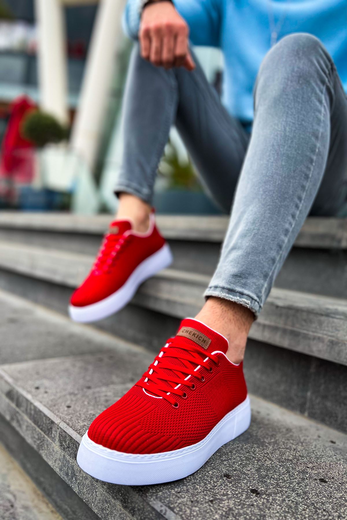 CH413 TBT Crew Herren Sneaker Rot