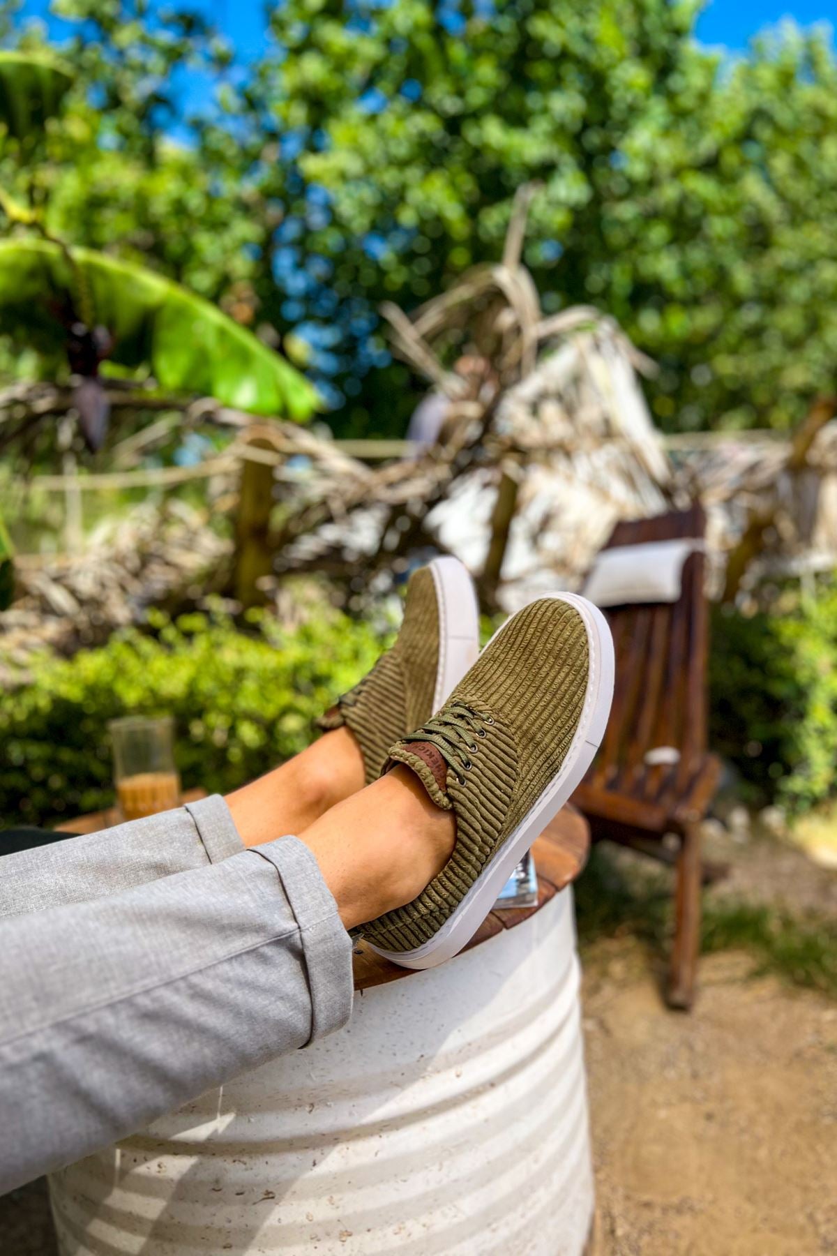 CH173 - KBT Velluto Men's Sneakers Khaki