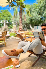 CH173 - KBT Velluto Men's Sneakers Tan