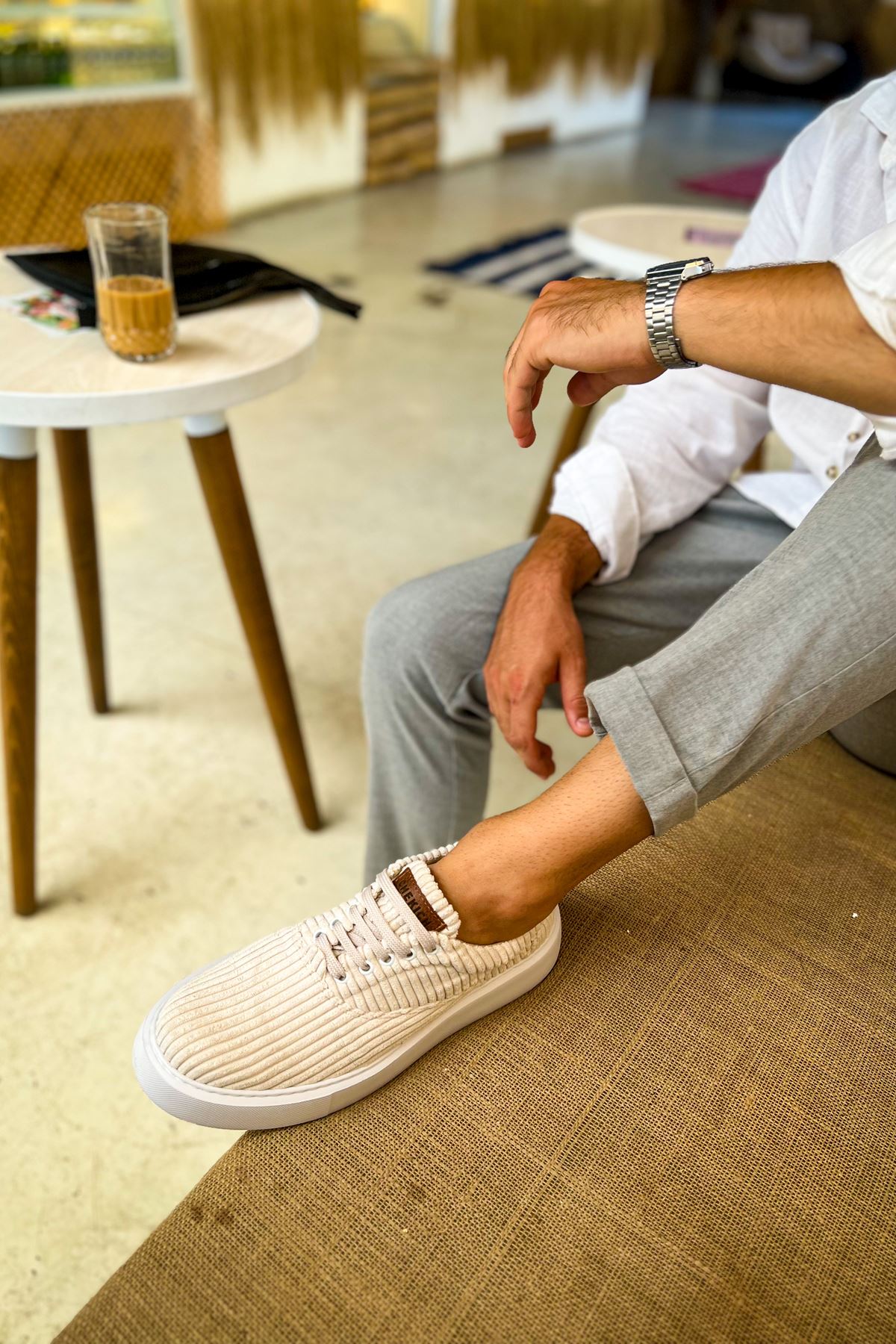 CH173 - KBT Velluto Men's Sneakers White