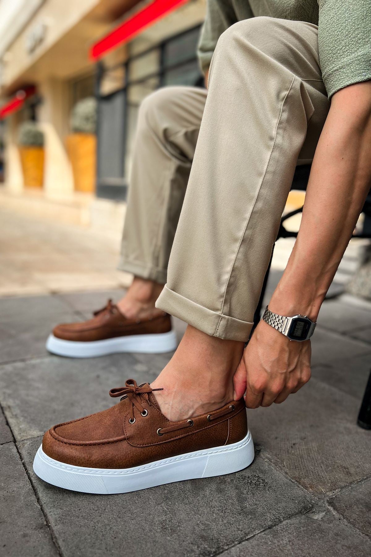 CH419 - CBT Torrini Men's Sneakers Tan