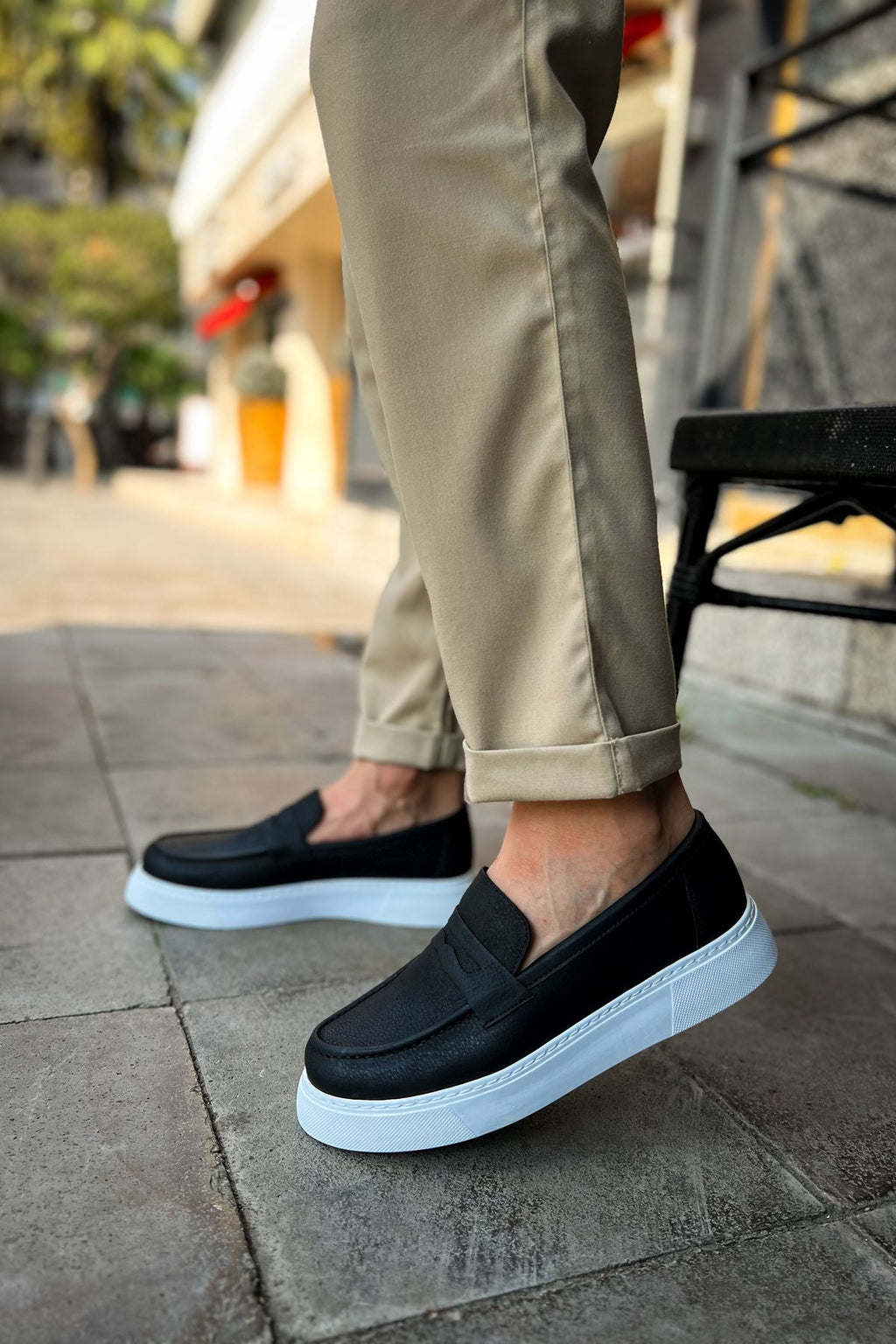 CH421 CBT Bandera Herren Sneaker Schwarz