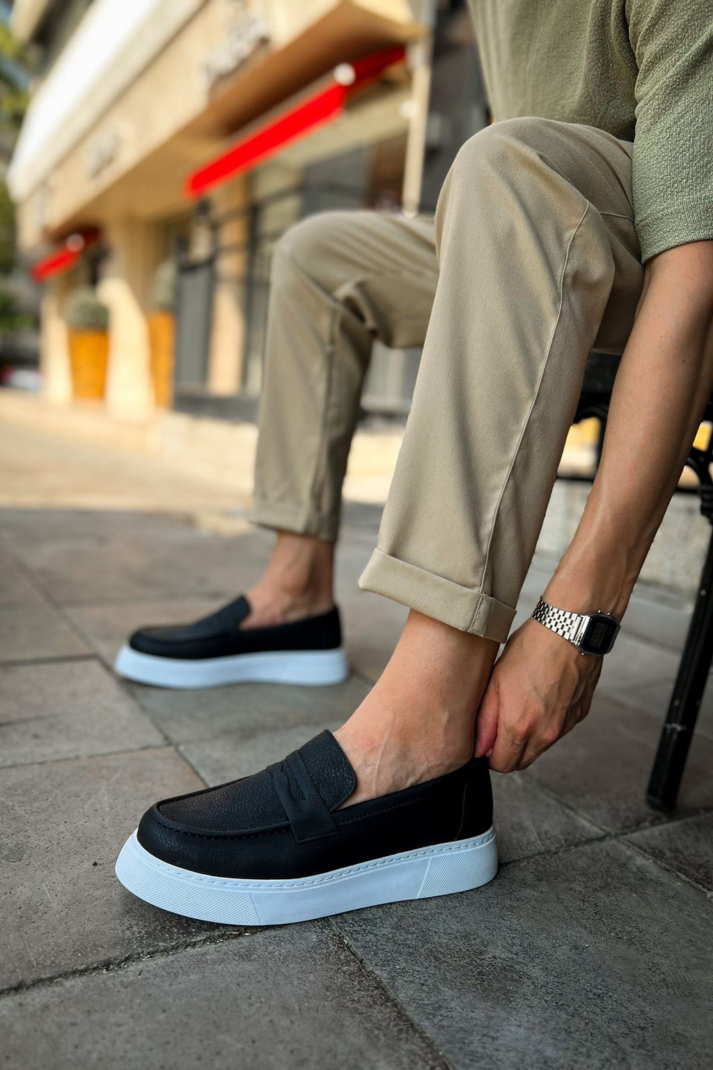 CH421 CBT Bandera Herren Sneaker Schwarz