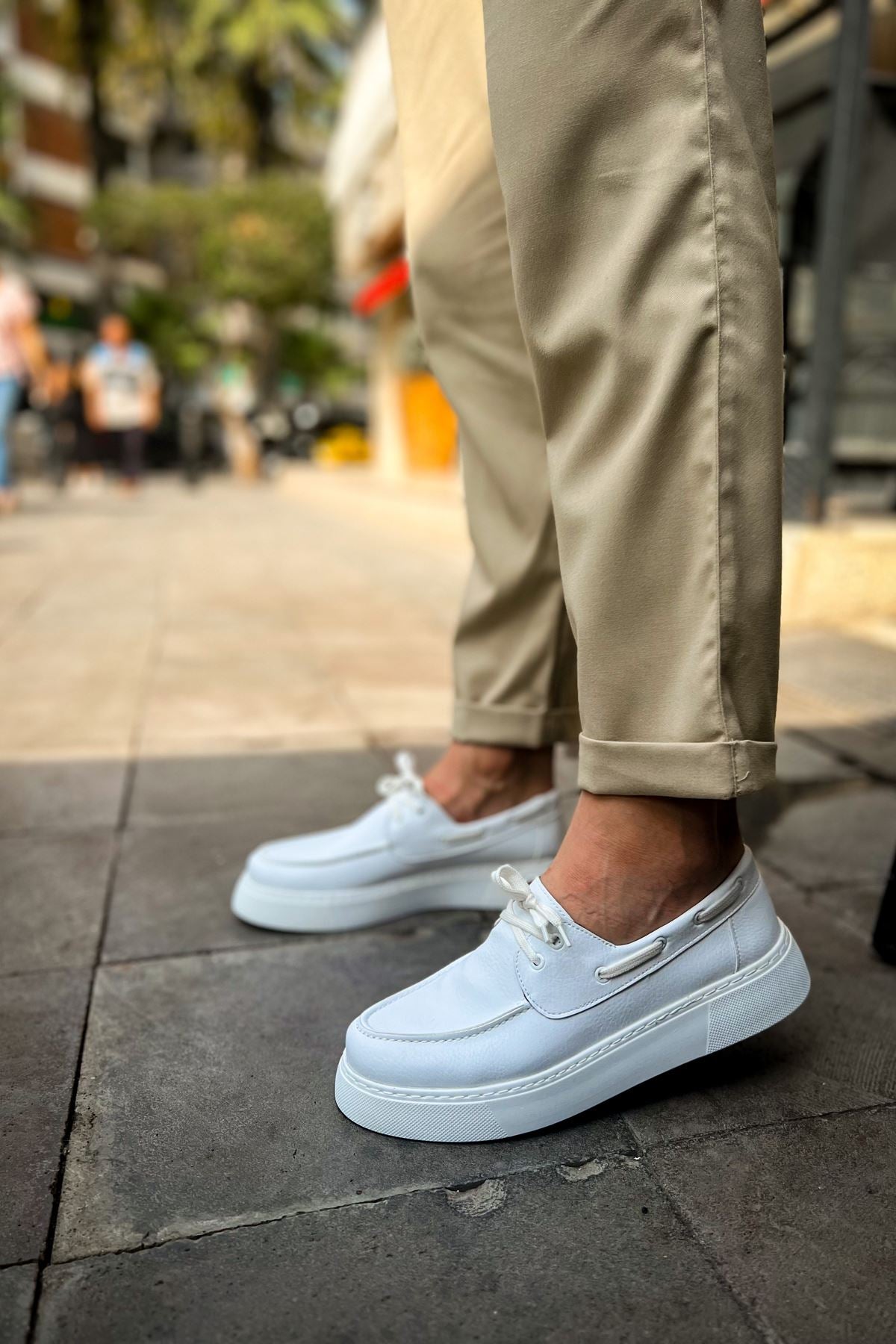 CH419 CBT Torrini Herren Sneaker Weiß