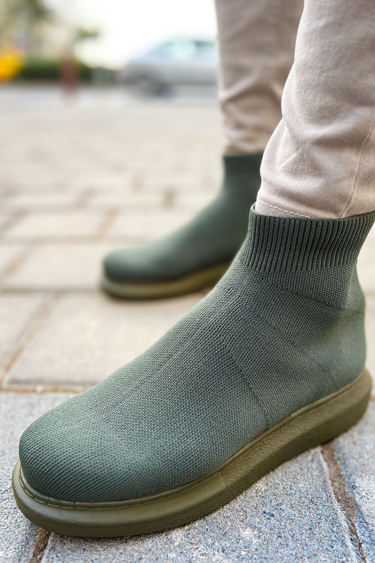 CH207 - TRT Maglieria-T Men's Sneakers Khaki