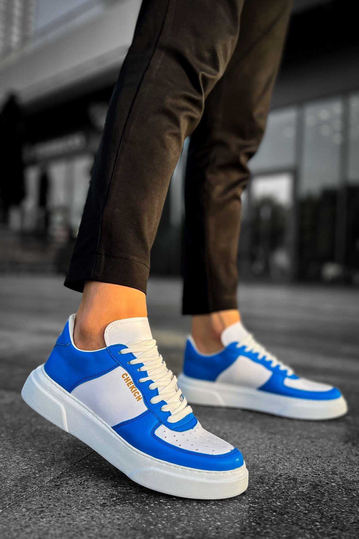 CH087 FBT Kenton Men Sneaker Blue / White